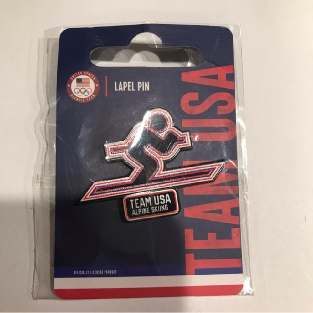 Beijing 2022 TEAM USA Olympic Pin ALPINE SKIING 🎿